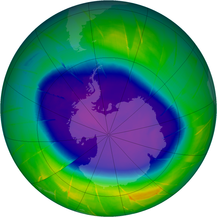 Ozone Map 2009-09-22